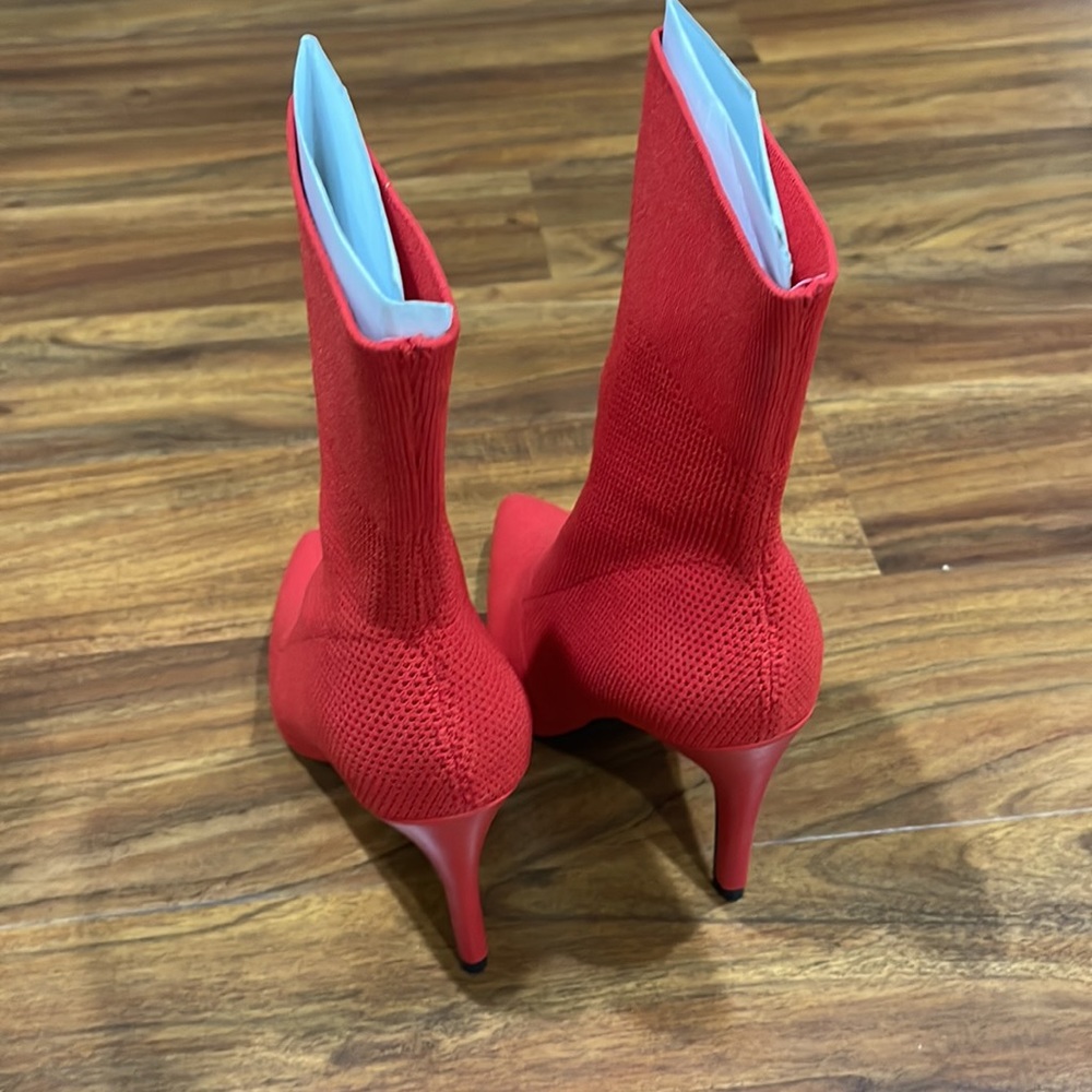 Red Booties - Picture 2 of 2